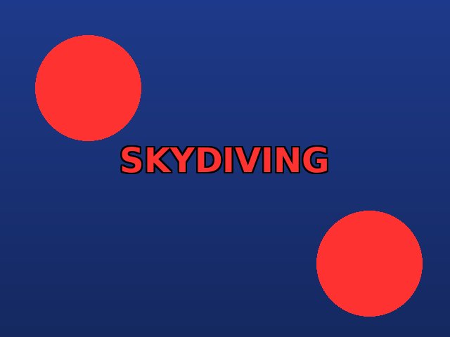 Skydiving adventure