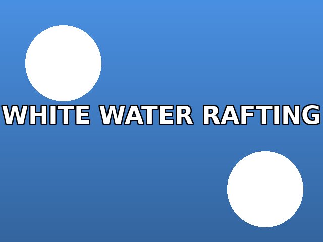 White water rafting